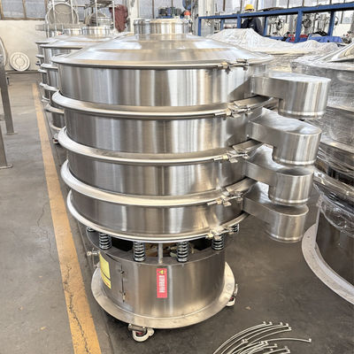 Stainless steel oxide pigment rotary vibrating screen additive slurry filter impurities screen