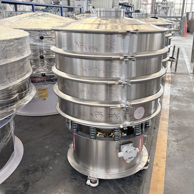 Stainless steel oxide pigment rotary vibrating screen additive slurry filter impurities screen