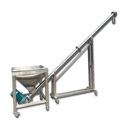 Auger Screw Conveyor continuous conveying machinery using spiral blades for stable and directional material displacement