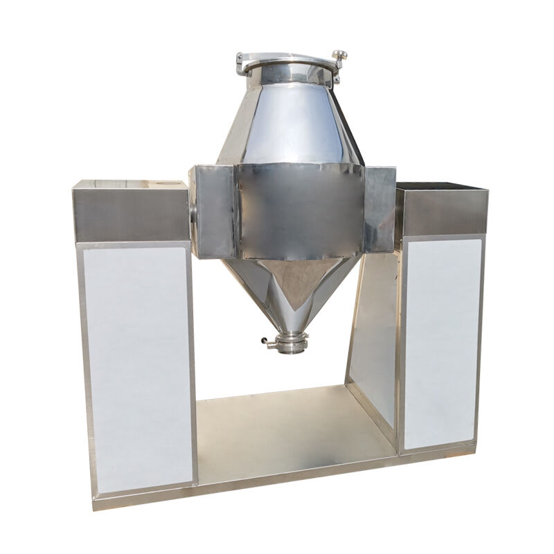 Double Cone Blender Offering and Mixing with Easy Operation and Cleaning Suitable for Food Chemical and Pharmaceutical Industries