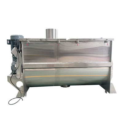 Machine à mélanger à bande horizontale pour le mélange rapide et uniforme dans les industries chimiques alimentaires et des matériaux de construction