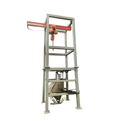 Déchargement par gravité et déchargement de sacs en vrac assisté par vibration pour matériaux chimiques et de construction