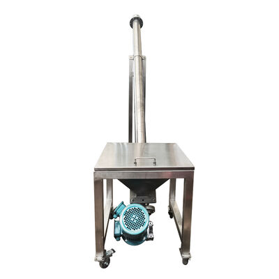 Convoyeur à vis sans fin à hélice pour le transport continu de granulés de poudre et de petits matériaux en blocs.