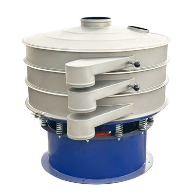 Machine de dépistage par vibration utilisant un mouvement de matériau en spirale sur la surface de l'écran pour séparer les matériaux fins et grossiers