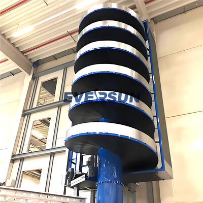 Vis sans fin polyvalente pour le levage vertical de poudres, granulés et petits morceaux avec fonctionnement silencieux et économe en énergie