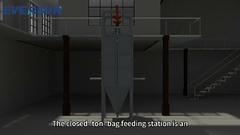 Station d'alimentation en conteneurs fermés de qualité chimique / alimentaire - Équipement essentiel pour une production propre